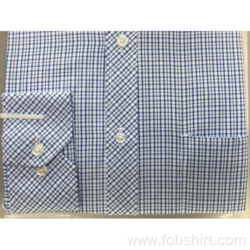 Cotton Yarn Dyed Shirts 100% Cotton Yarn Dyed Plaid Business Shirt Factory